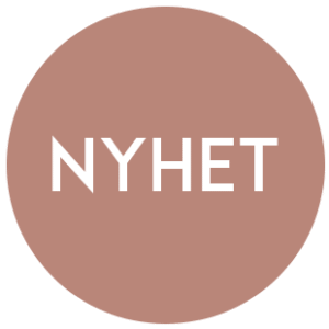 Cirkel med ordet nyhet för att indikera ny produkt.